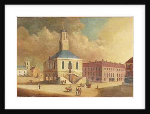 South Shields Market Place, c.1800 by English School