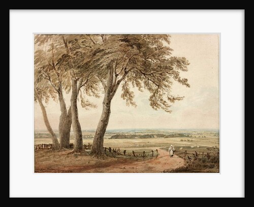 View from Polesden, Surrey, 1800 by John Varley