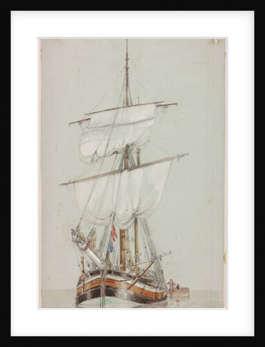 Study of a Sailing Ship by John Wilson Carmichael