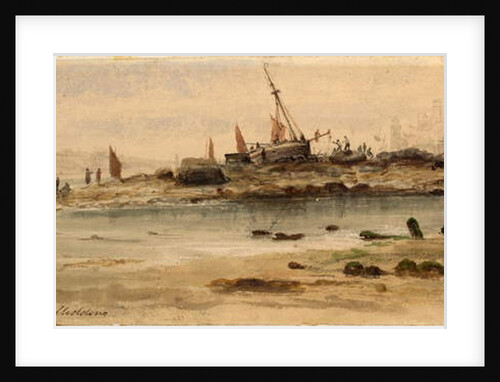 The Black Middens, North Shields by George Balmer