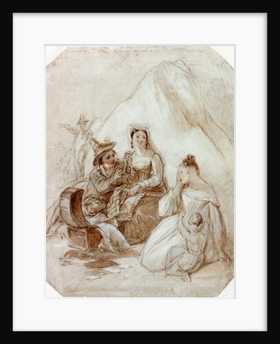 English Travellers Taken by Brigands by Thomas Uwins