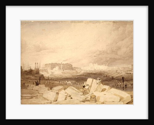 St Katherines's Dock, London by William Clarkson Stanfield