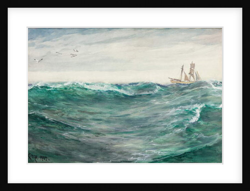 Off Fowey; Wind Westerly by Charles Napier Hemy