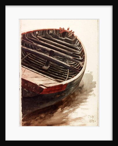 Study of a Dinghy by Charles Napier Hemy