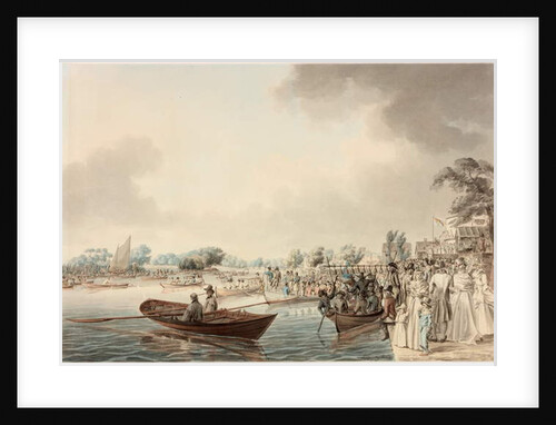 Rowing Match at Richmond, Surrey by Robert Cleveley