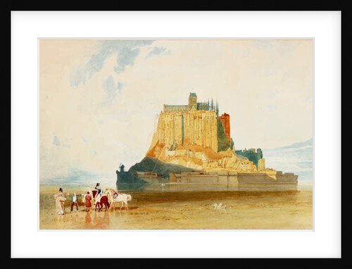 Mont St Michel, 1829 by John Sell Cotman