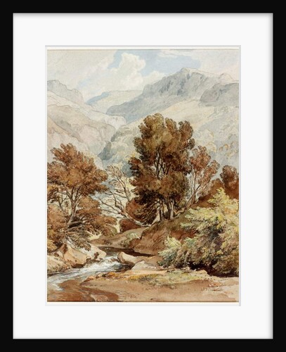 View from Shore of Keswick Lake by Ramsay Richard Reinagle