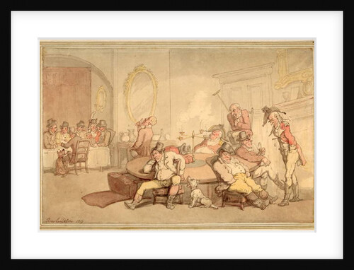 Gaming at Brook's Club by Thomas Rowlandson