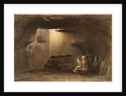 Bottom of the Shaft, Walbottle Colliery by Thomas H. Hair