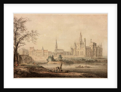 A French Chateau, 1770 by Samuel Hieronymous Grimm