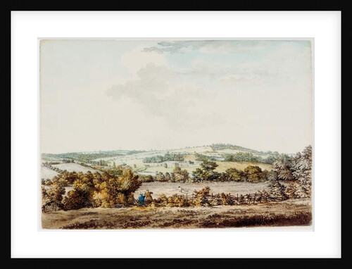 The Old House at the Grange and Barber Wood, 1787 by Samuel Hieronymous Grimm