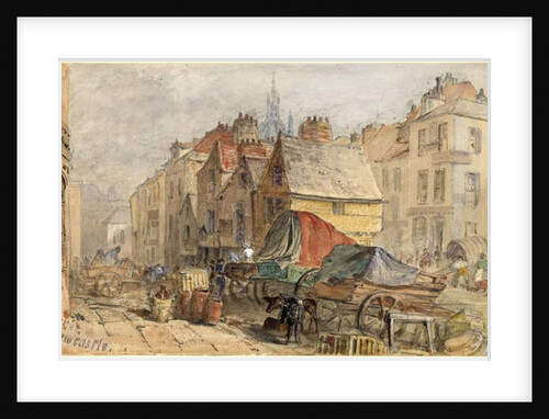 The Bigg Market, Newcastle upon Tyne by William Bell Scott