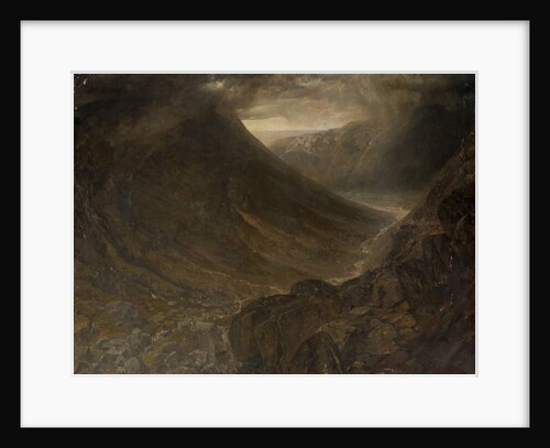 Wasdale Head from Styhead Pass, Cumbria, c.1854 by Alfred William Hunt