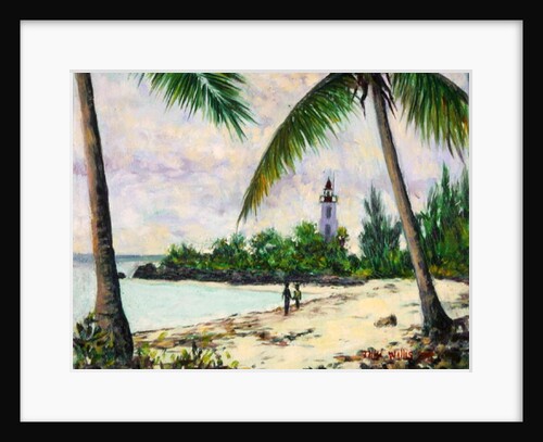 The Lighthouse, Zanzibar, 1995 by Tilly Willis