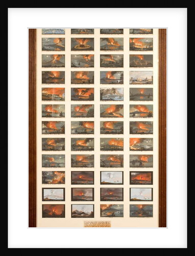 A Collection of Forty Eight Views of Volcanic Eruptions by Italian School