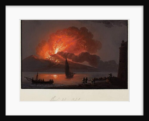 Vesuvius, December 22nd 1820 by Italian School