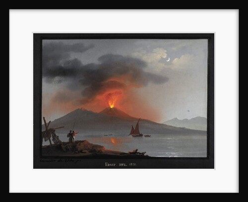 Vesuvius, eruption of 1828 by Camillo da Vito