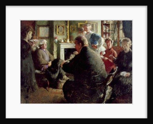 Steer at Home, 109 Cheyne Walk c.1929-30 by Henry Tonks