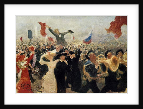 The Demonstration of 17 October 1905, 1906 by Ilya Efimovich Repin