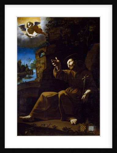 The Vision of St Francis by Anonymous Anonymous