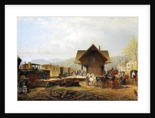 The 945 Train, 1867 by Edward Lamson Henry