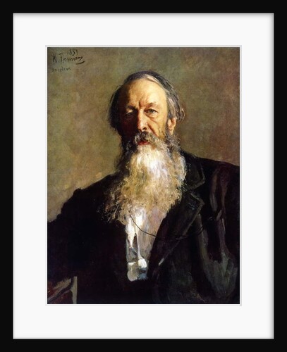 Portrait of VV Stasov, 1883 by Ilya Efimovich Repin