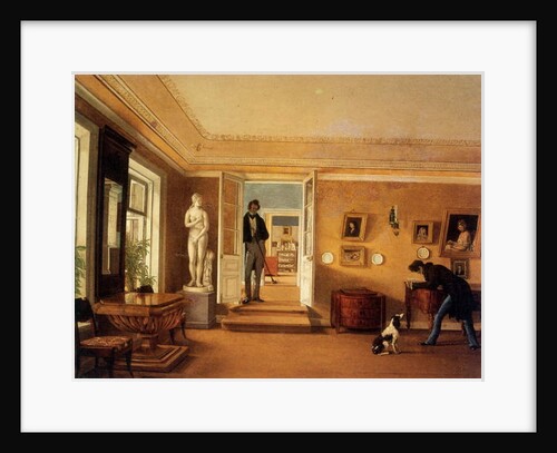 Russian interior by Kapiton Alekseevich Zelentsov