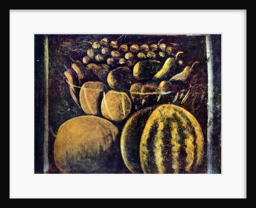 Still life with fruit 1900 by Niko Pirosmani