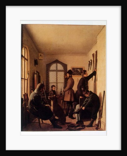 The Hunt, 1836 by Jevgraf Fiodorovitch Krendovsky