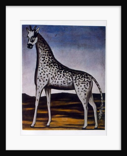 Giraffe by Niko Pirosmani