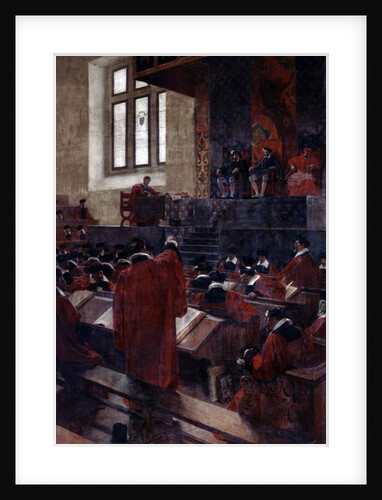 Anne du Bourg and Henry II in the Paris Parlement, 10th June 1559, 1893 by Jean Paul Laurens