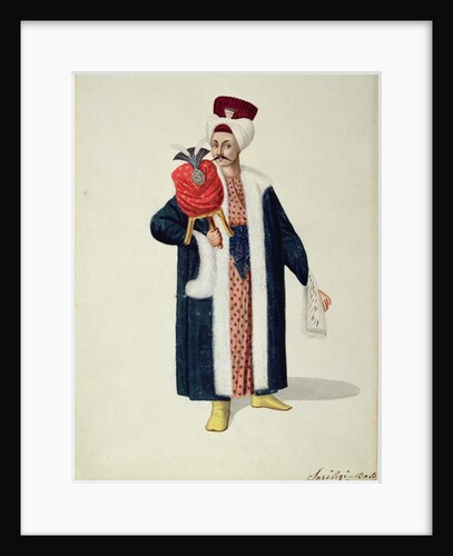Sarik Basa, Master of the Turban, Ottoman period, third quarter of 18th century by Turkish School