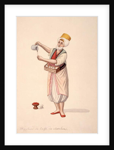 Coffee Seller, Ottoman period, third quarter of 18th century by French School