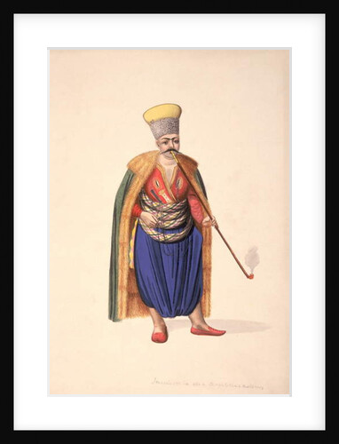 The Ambassadors' Janissary, Ottoman period, third quarter of 18th century by French School