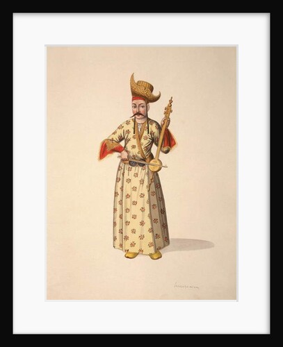 Musician, Ottoman period, third quarter of 18th century by French School