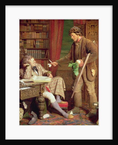 The Squire and the Gamekeeper or The Demurrer, c.1860 by James Lobley