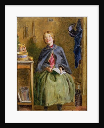 A Maid Learning to Read, 1858 by Frederick Smallfield