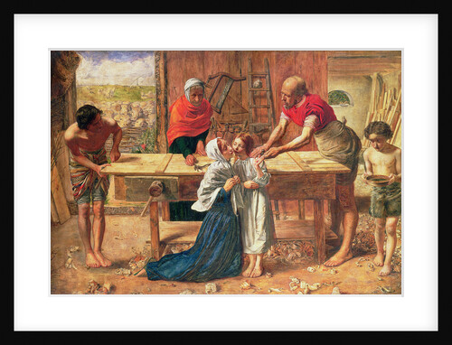 Christ in the House of His Parents, 1863 by John Everett & Solomon Rebecca Millais