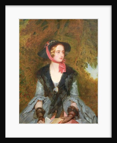 Rose Bradwardine, Heroine of 'Waverley' by Walter Scott 1854 by John Bostock