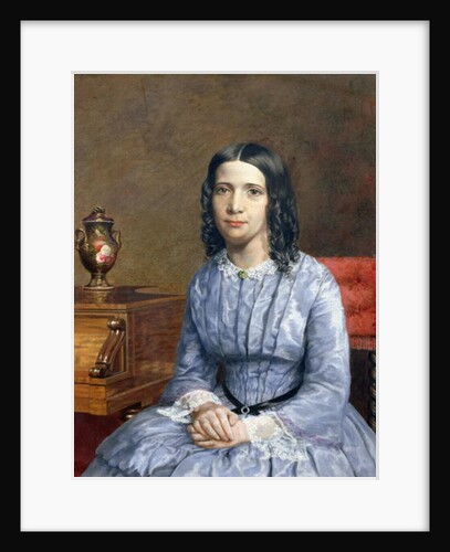 Portrait of Matilda Bury, 1855 by John Brett