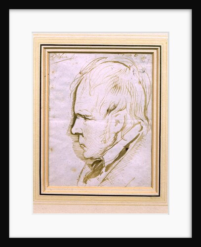 Portrait Sketch of Sir Walter Scott 1867 by Edwin Landseer