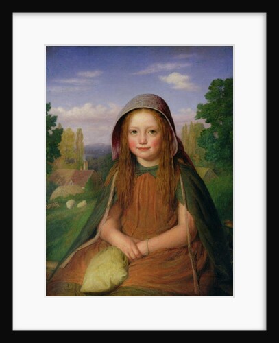 A Girl, 1861 by E.T. Davies