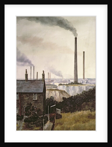 North Kent Landscape - Nr. Northfleet, Gravesend by Vic Trevett