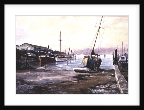Gillingham Pier on the Medway by Vic Trevett