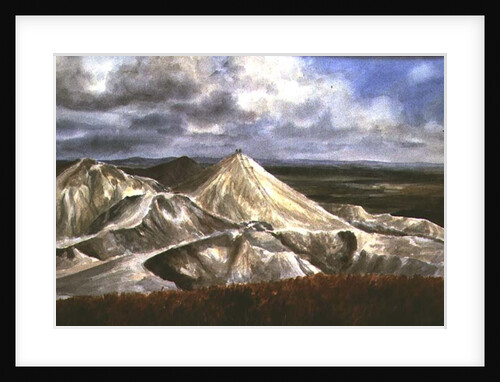 Cornish Landscape - China Clay quarries at St. Austell by Vic Trevett