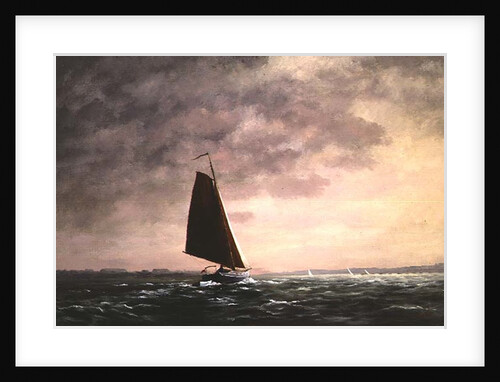 Passing Squall on the Medway by Vic Trevett