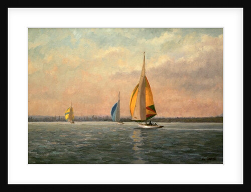 Late Finish - Featuring Dragons on the Medway by Vic Trevett