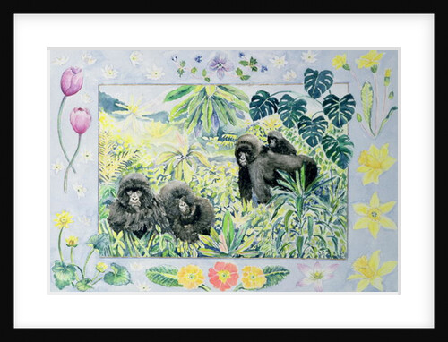 Mountain Gorillas by Vivika Alexander