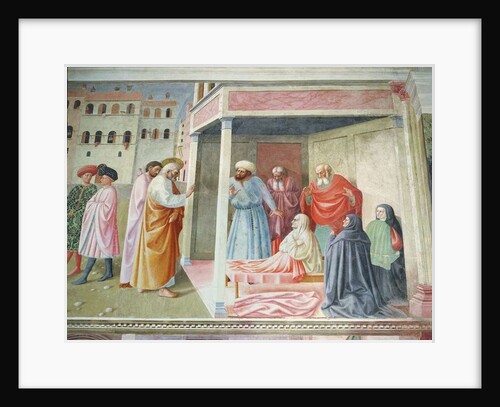 The Resurrection of Tabitha, c.1425-28 by Tommaso Masolino da Panicale