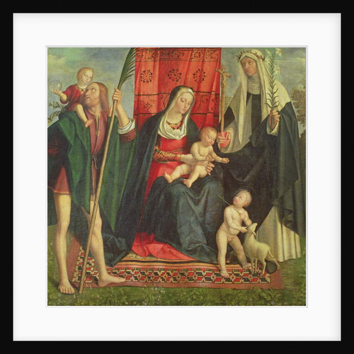 Madonna and Child with Saints by Galeazzo Campi